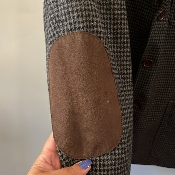 American Eagle The Legendary Blazer Gray Brown Wool Blazer Size XL - Picture 5 of 15